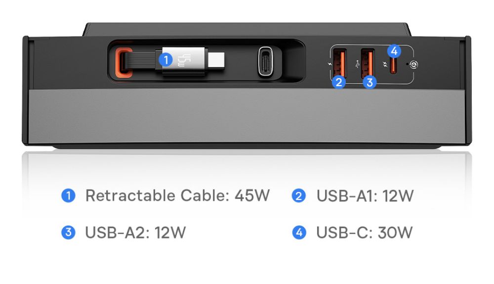 Baseus T-Space Series HUB for Tesla Cars