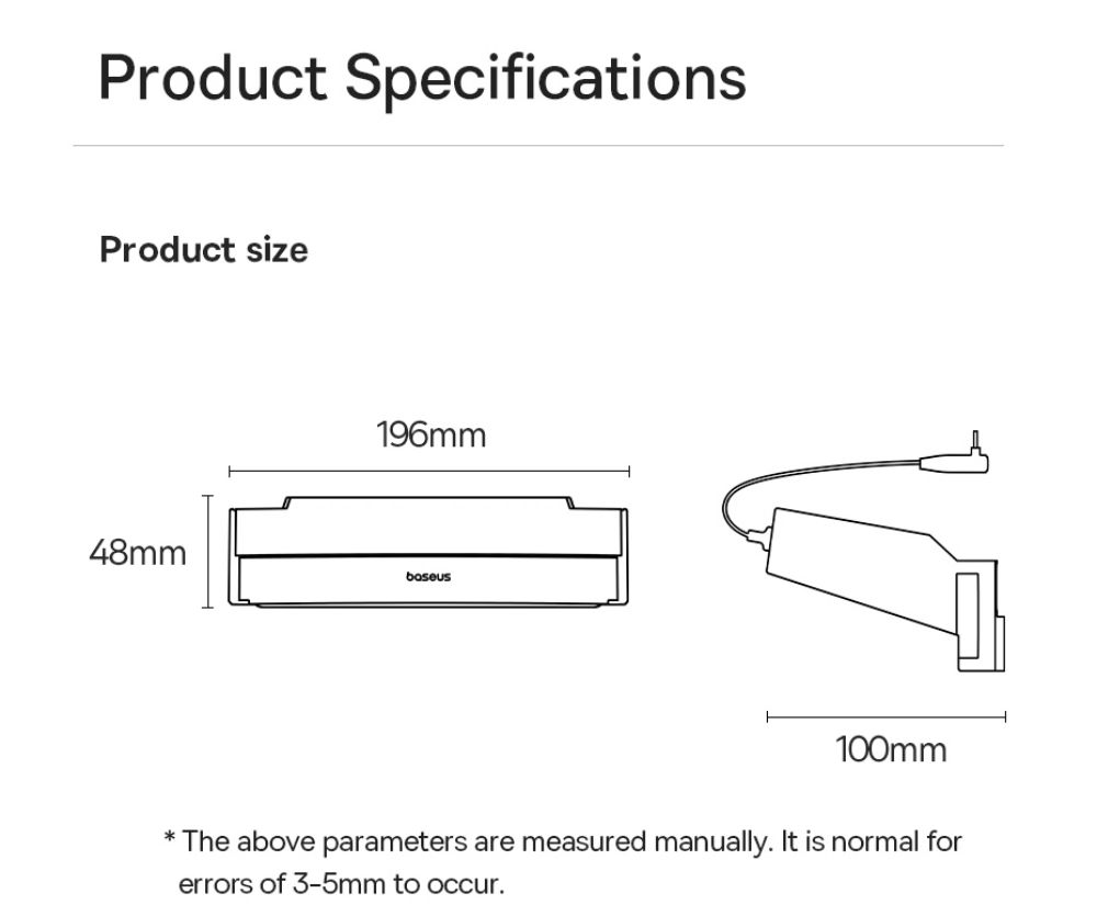 Baseus T-Space Series HUB for Tesla Cars