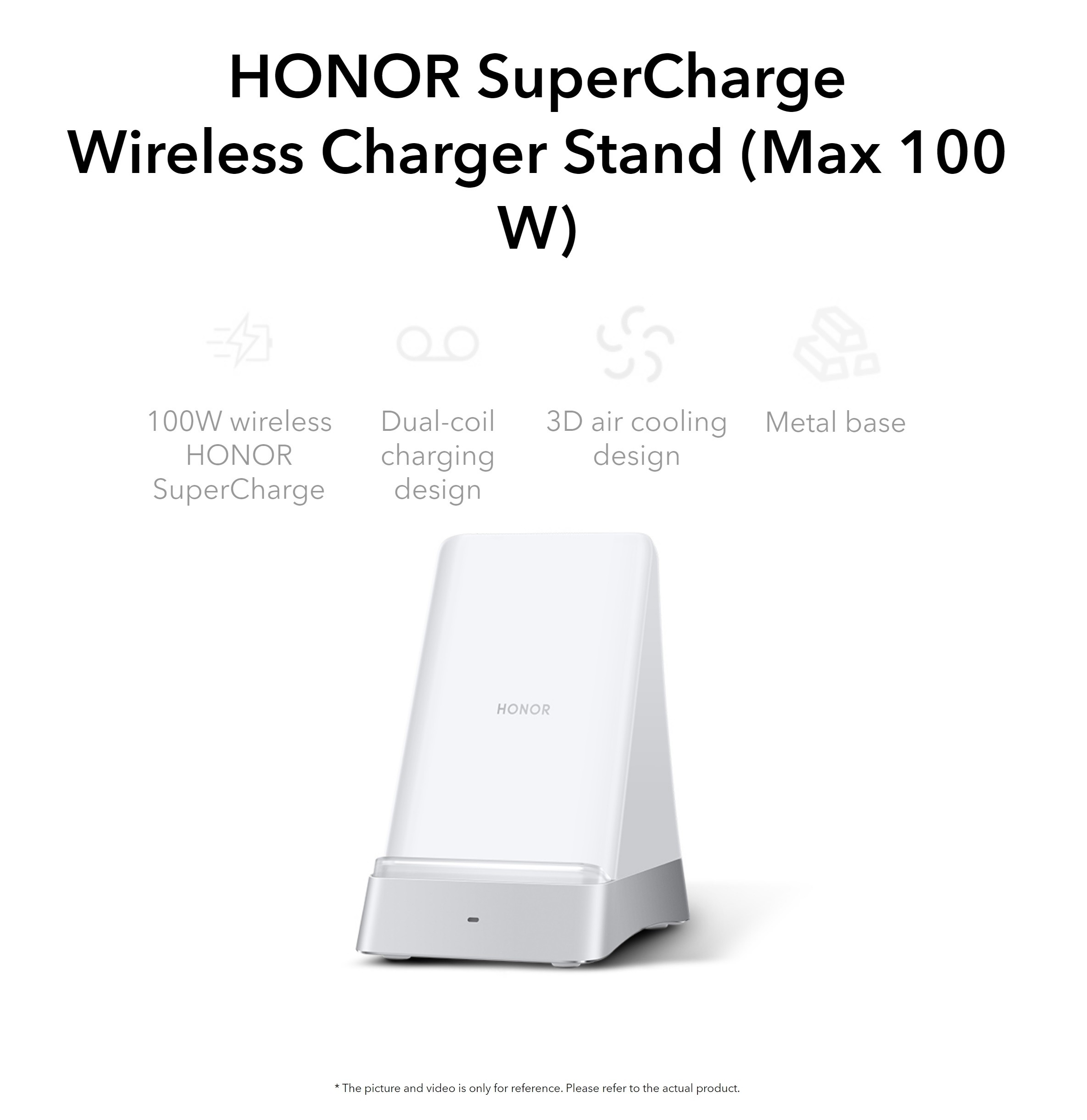 HONOR SuperCharge 100W Wireless Charger Stand