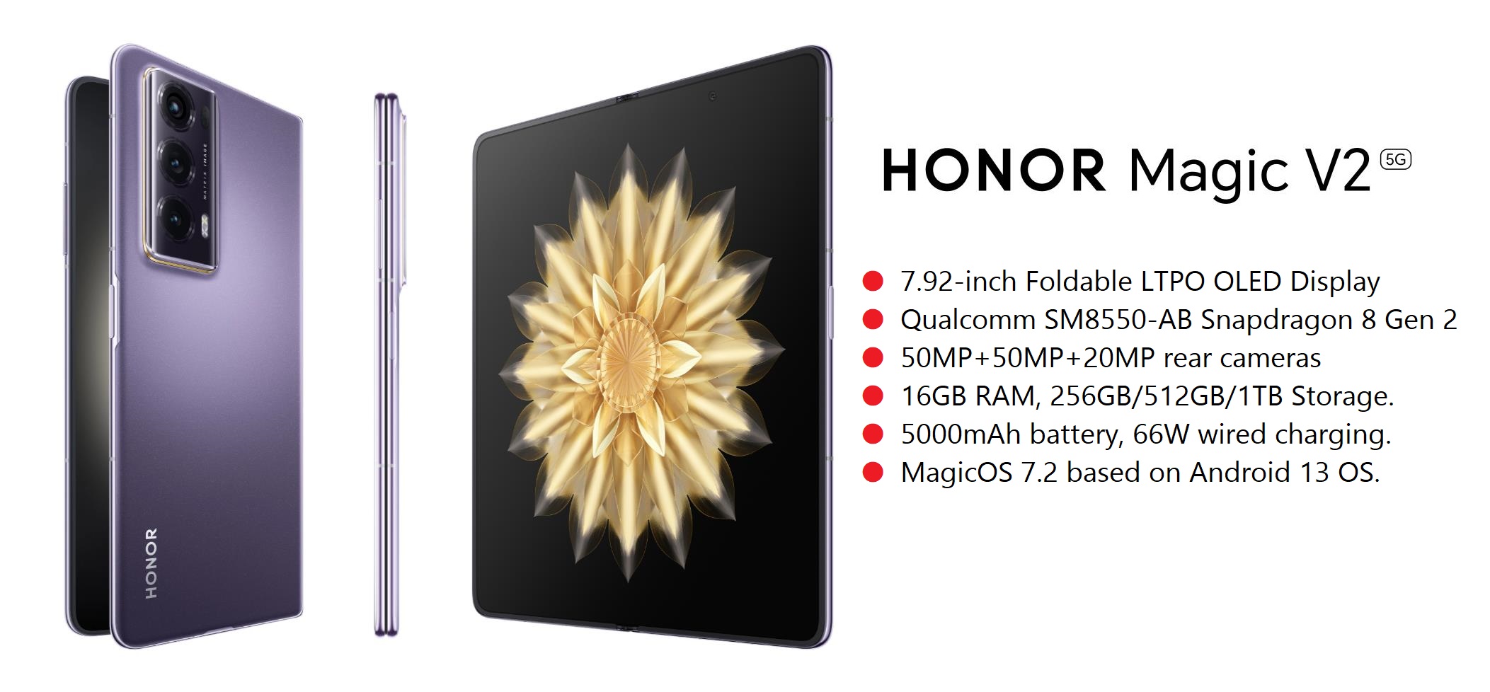 Honor Magic V2 specs - PhoneArena