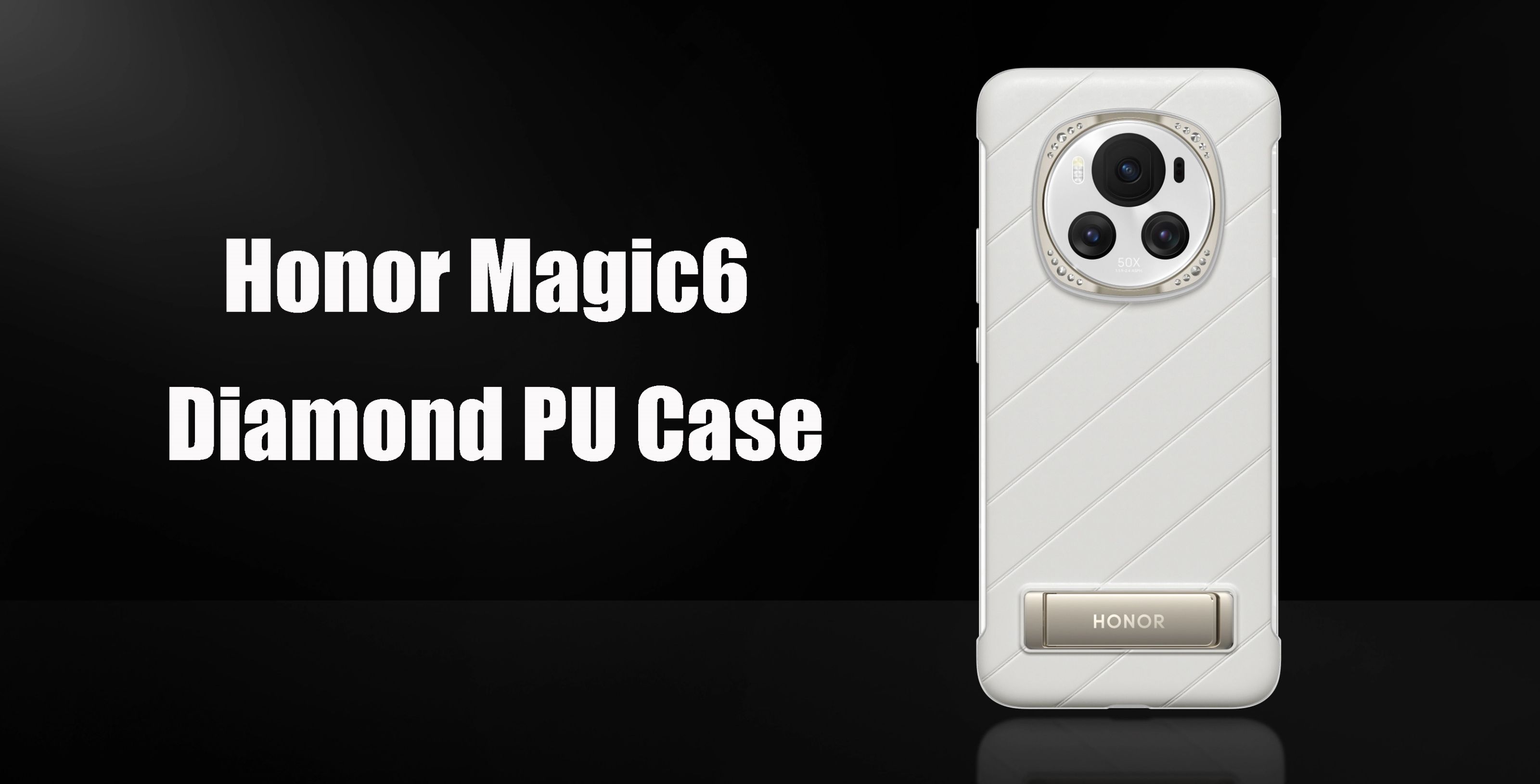 Honor Magic6 Diamond PU Case