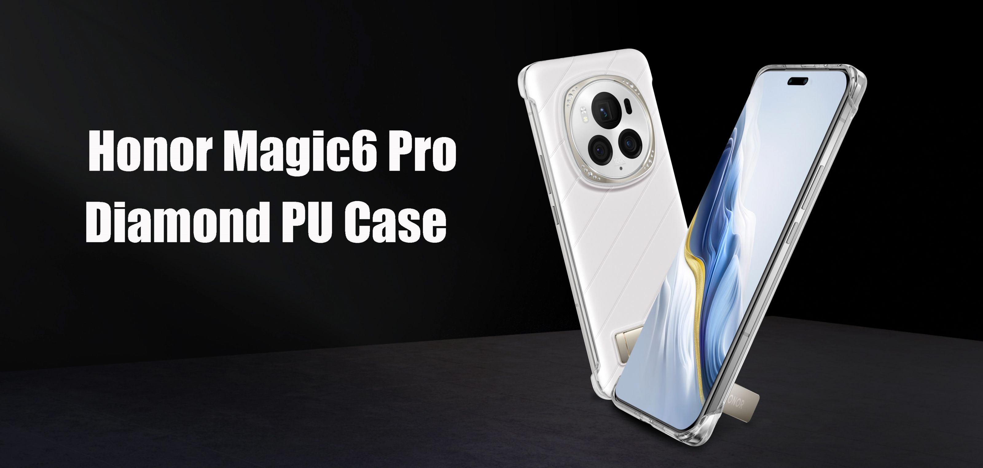 Honor Magic6 Pro Diamond PU Case