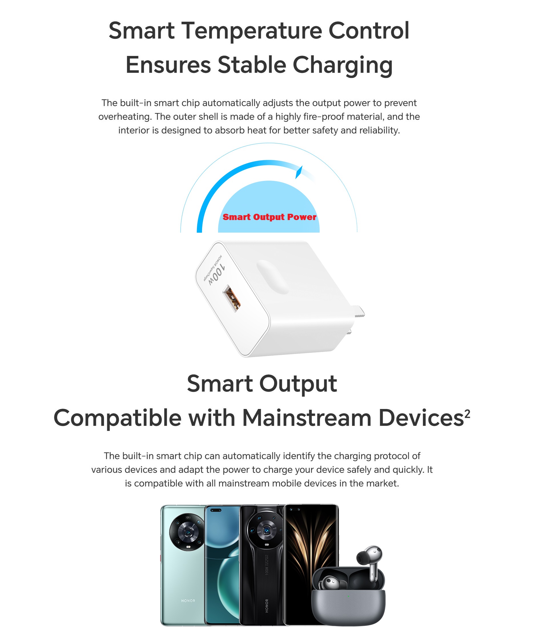 HONOR 100W SuperCharge Power Adapter 2