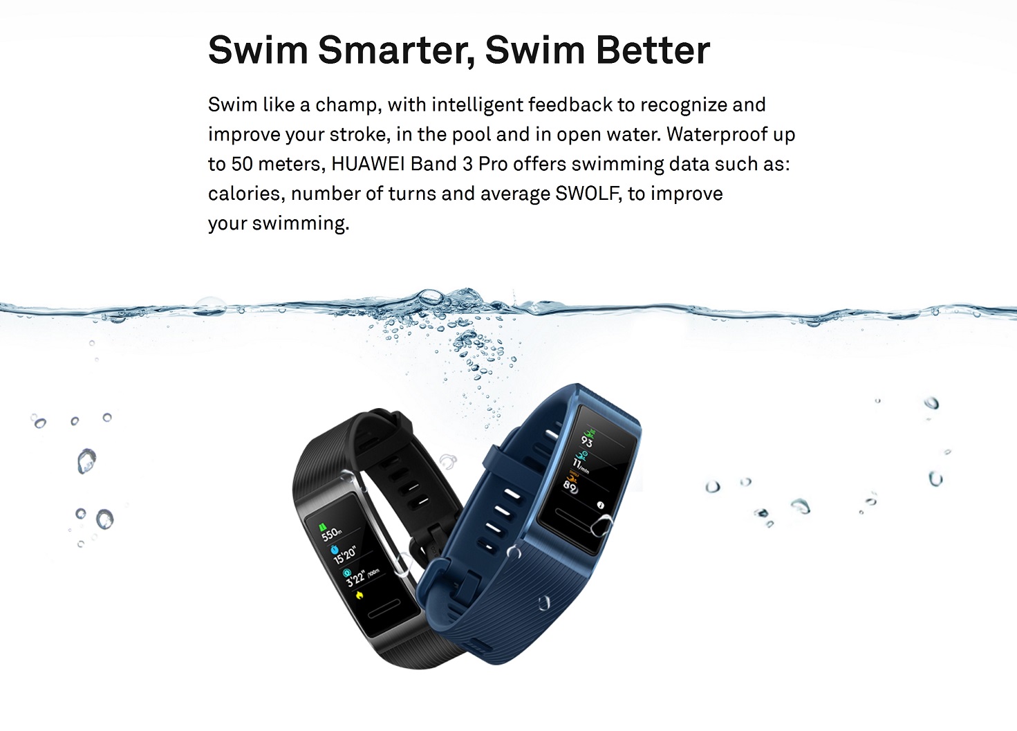 Huawei Band 3 Pro built in GPS Sport Band Smart Wearable