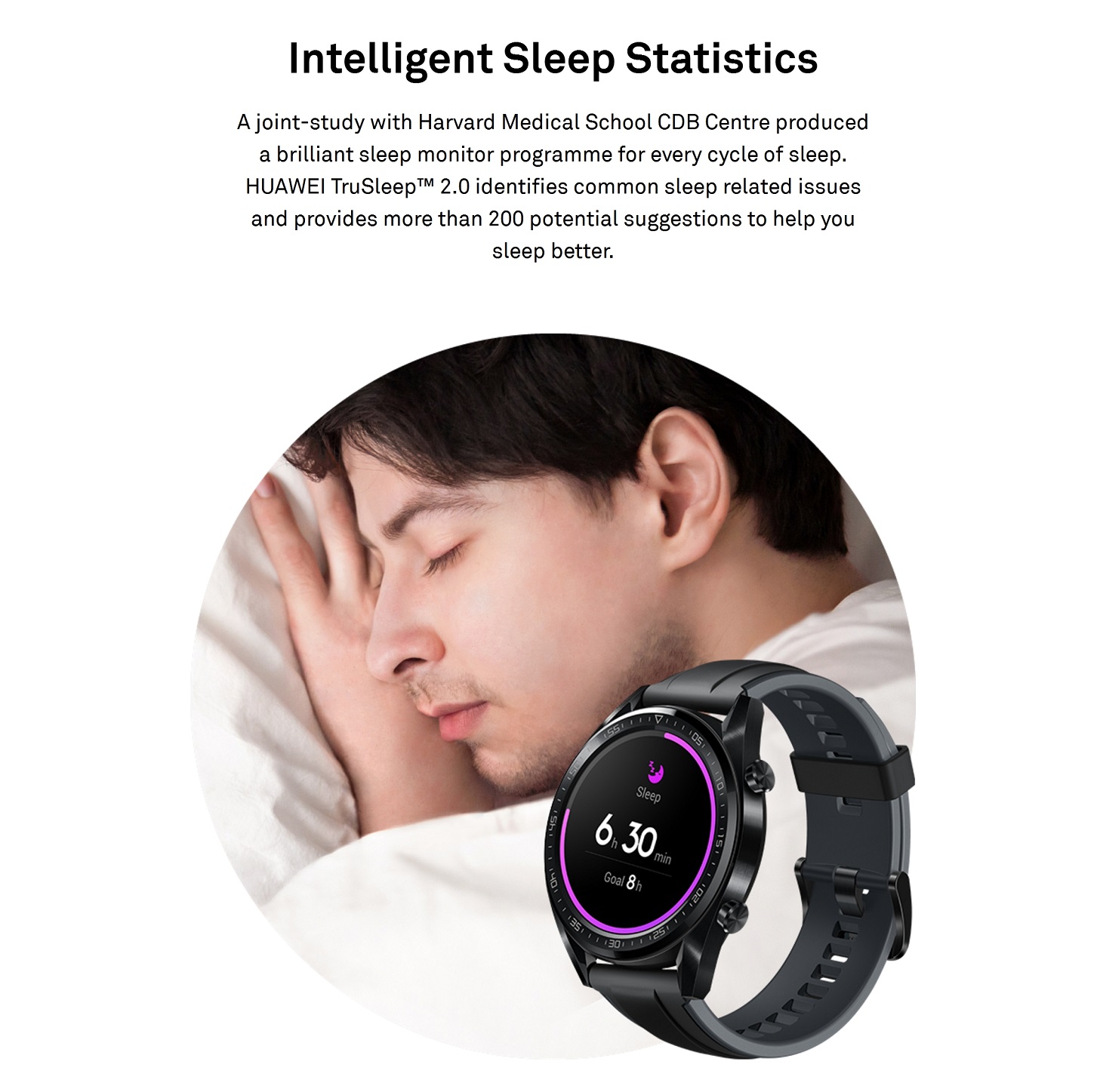 Huawei Watch GT, 2-week battery-life, built-in GPS smartwatch