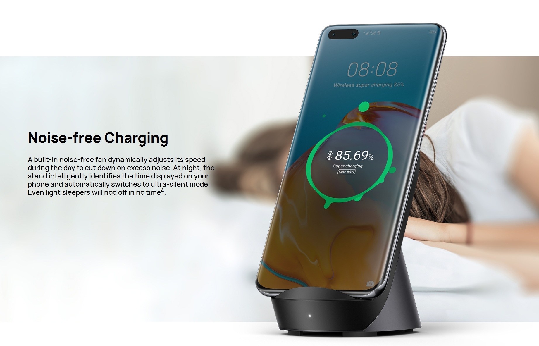 Huawei CP62 SuperCharge Wireless Charger Stand - 40W