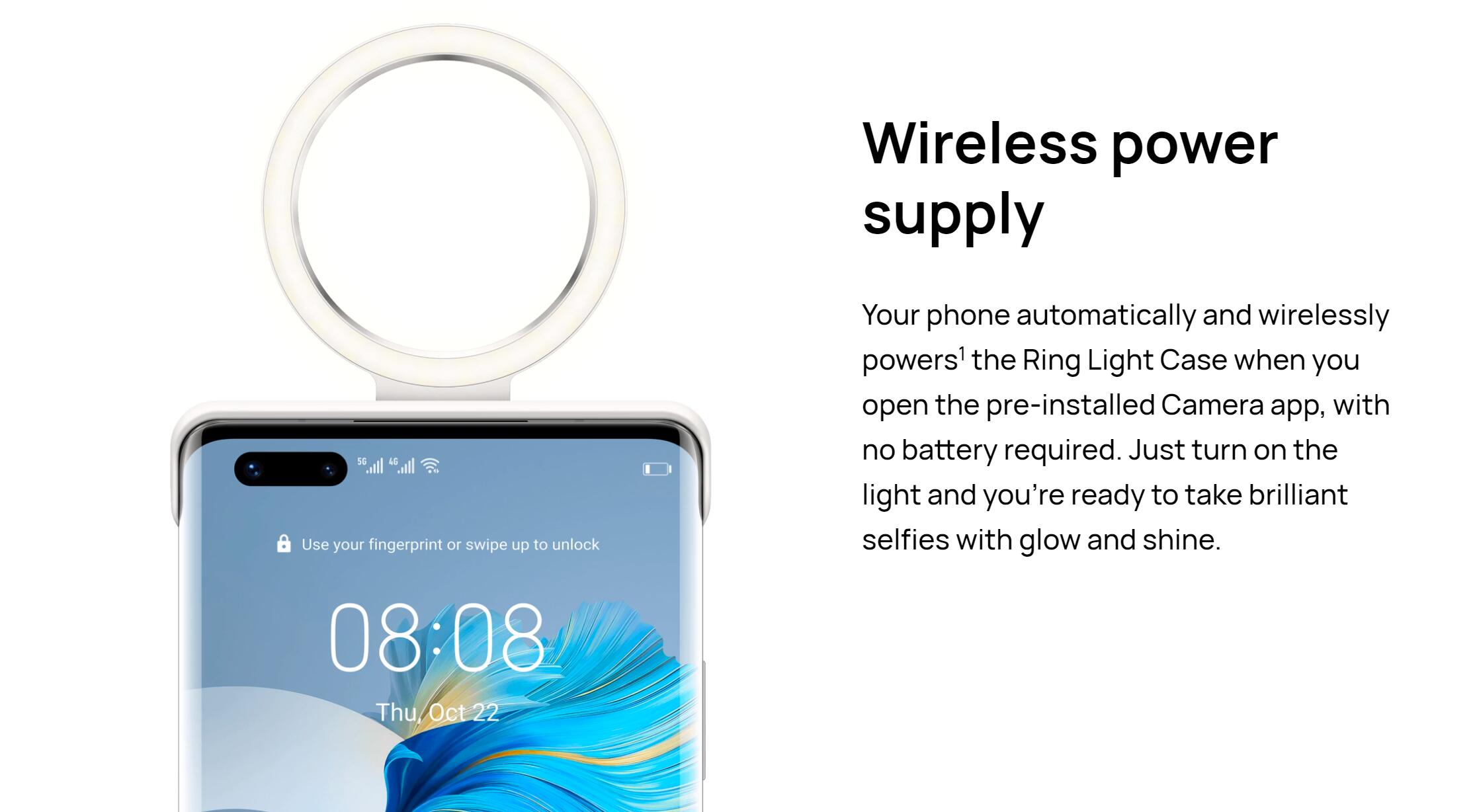 HUAWEI Mate 40 Pro Ring Light Case (ORIGINAL) 3