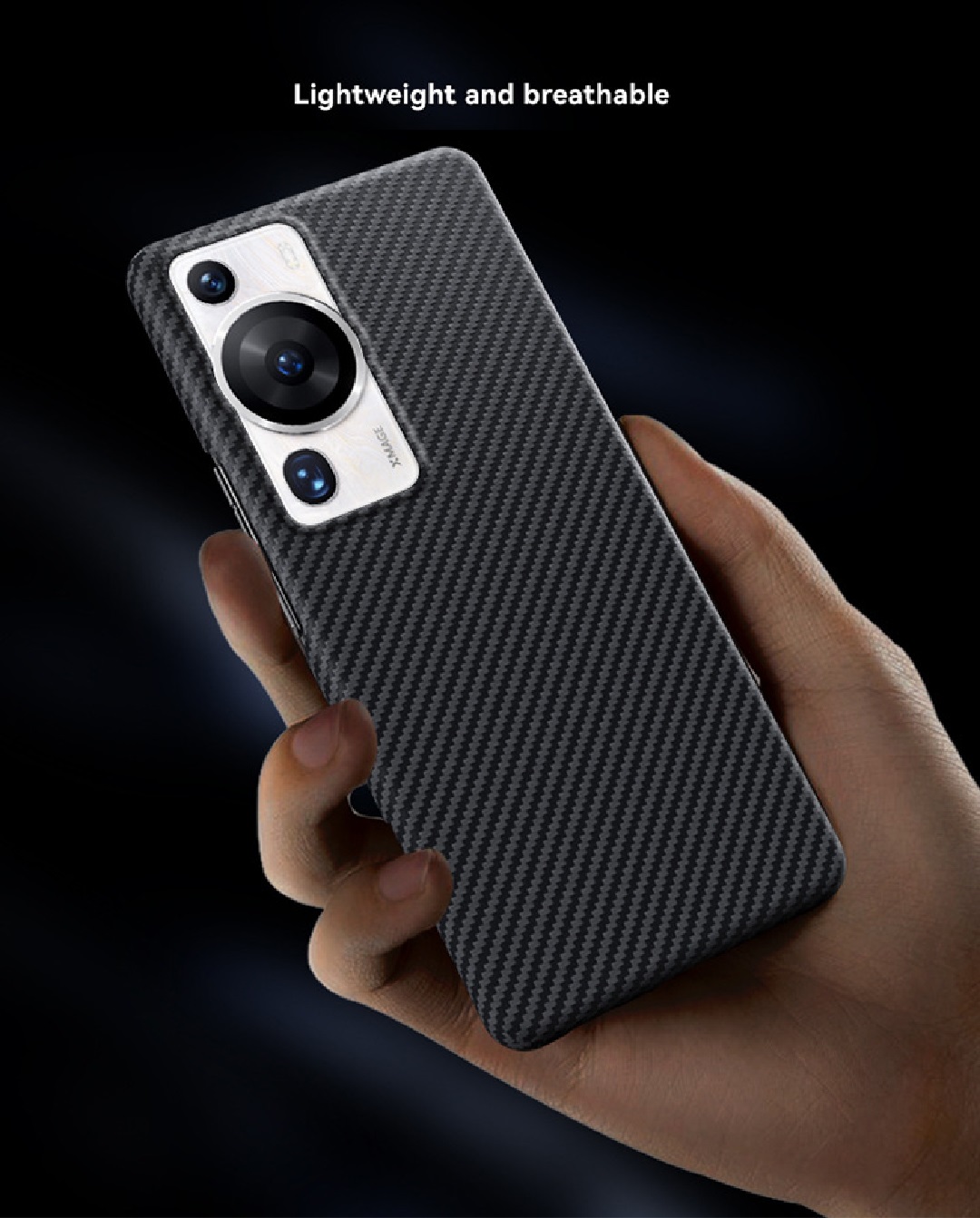 Huawei P60 | P60 Pro Carbon Fiber Bumper Ultra Thin Case