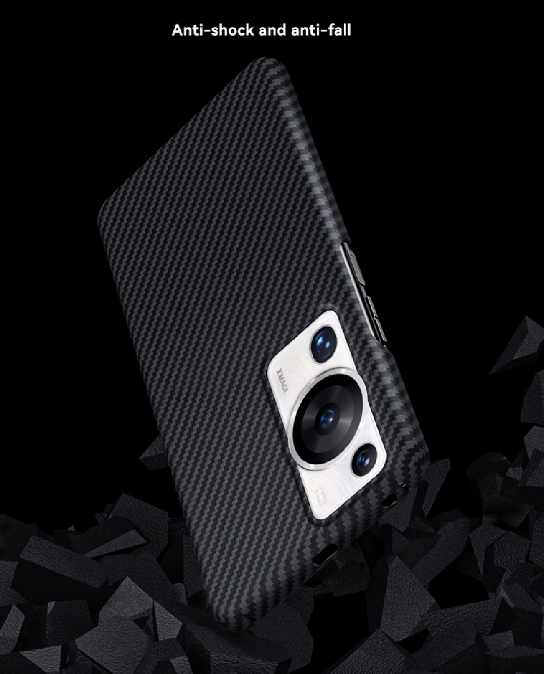 Huawei P60 | P60 Pro Carbon Fiber Bumper Ultra Thin Case