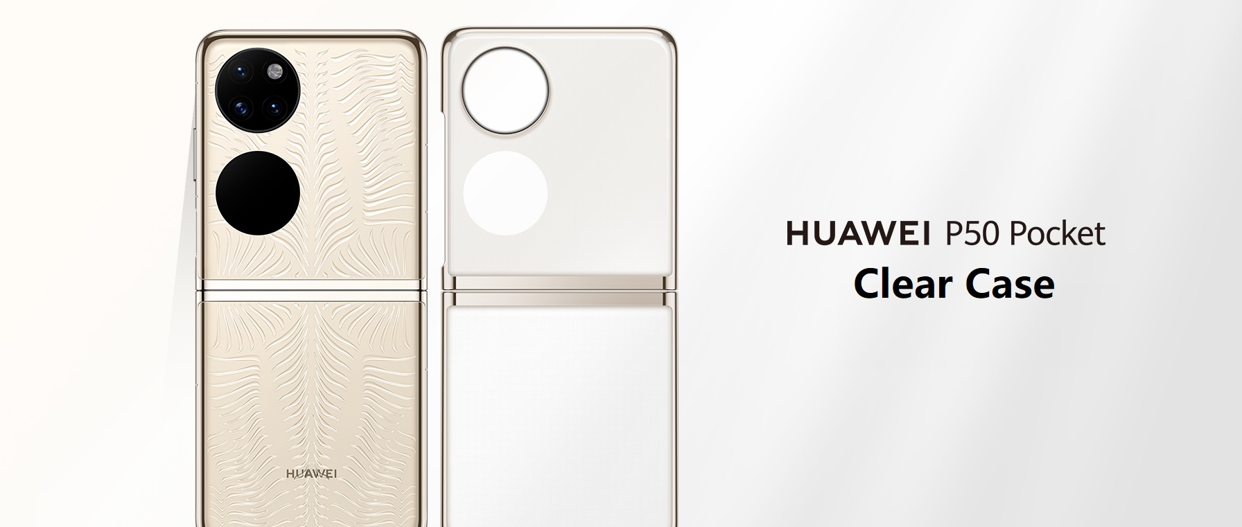 Huawei P50 Pocket Clear Case