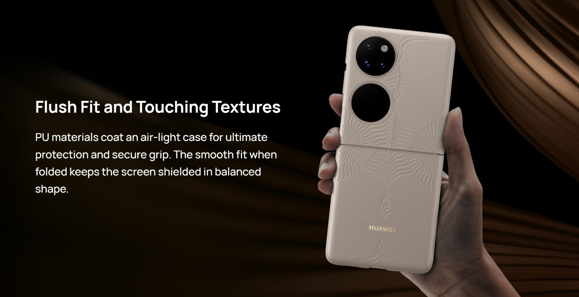 Huawei P50 Pocket Premium Edition PU Case