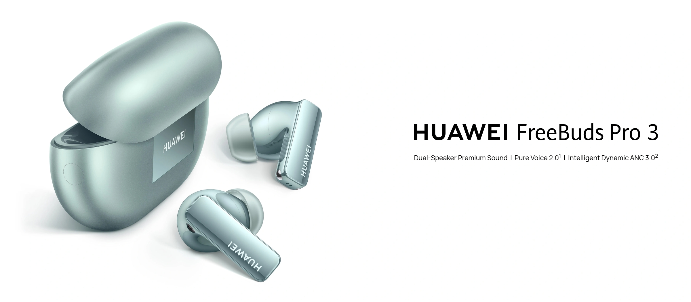 HUAWEI FreeBuds Pro 3 – Dual Speaker Premium Sound, Noise Cancellation for  Calls - Up to 31-Hour Battery Life with Charging Case - Bluetooth Earbuds –