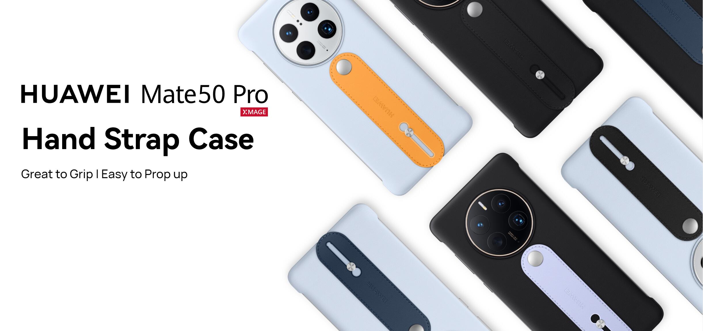 Huawei Mate 50 Pro Hand Strap PU Case