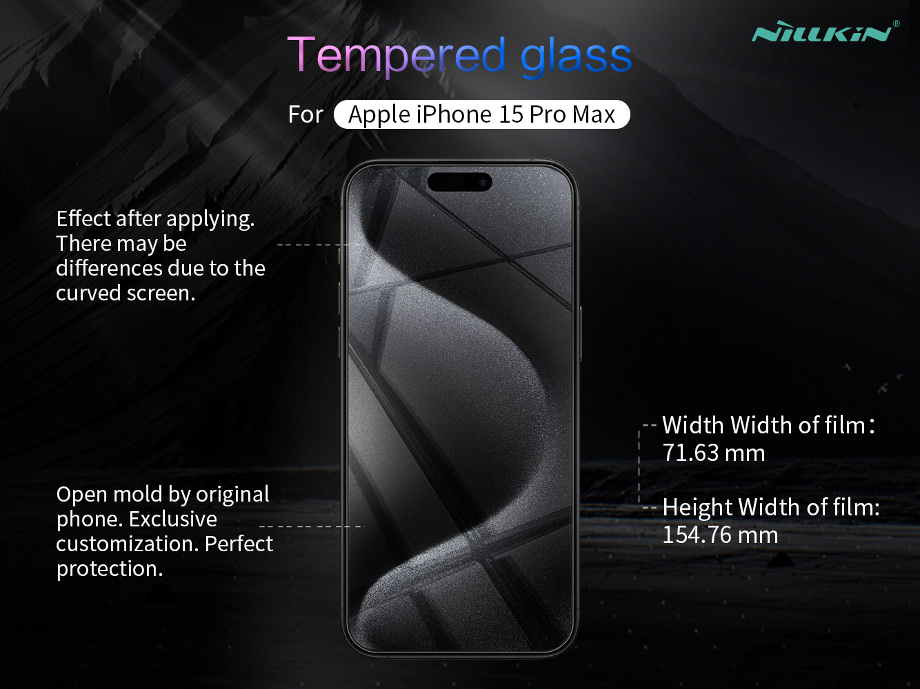 iPhone 15 Pro Max Plus Tempered Glass