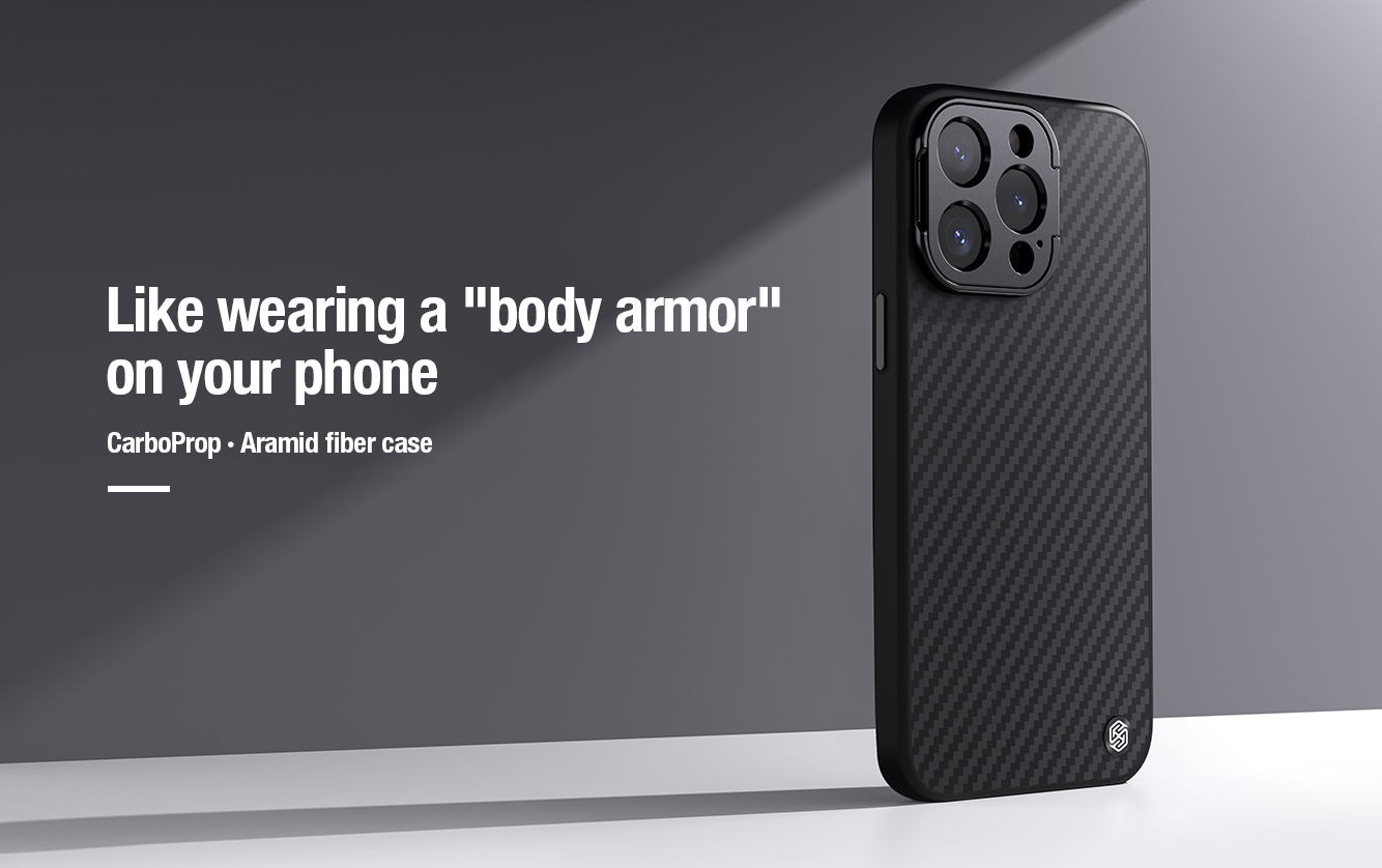 Nillkin CarboProp Aramid Fiber Armor Case for  iPhone 13 14 Series