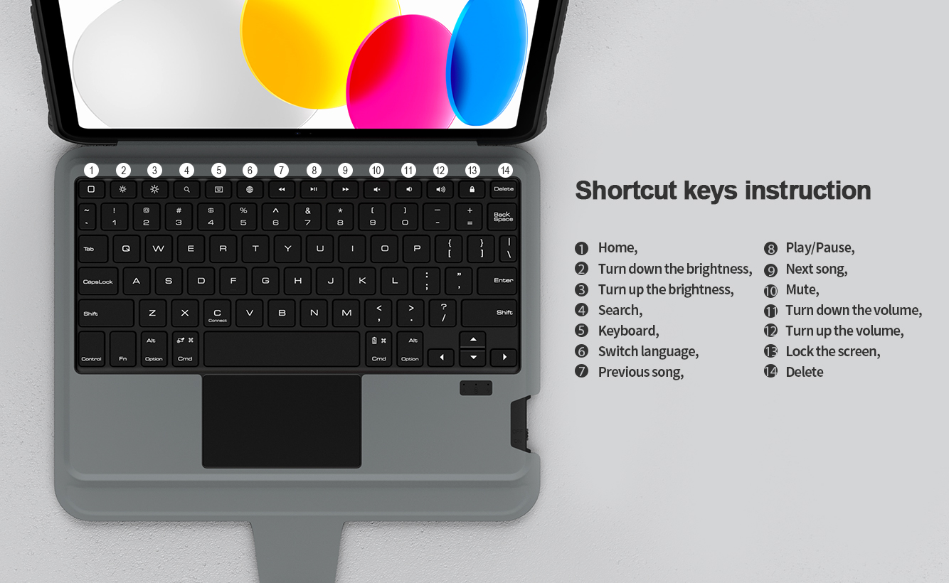 Apple iPad 10 2022 Nillkin Keyboard Case 