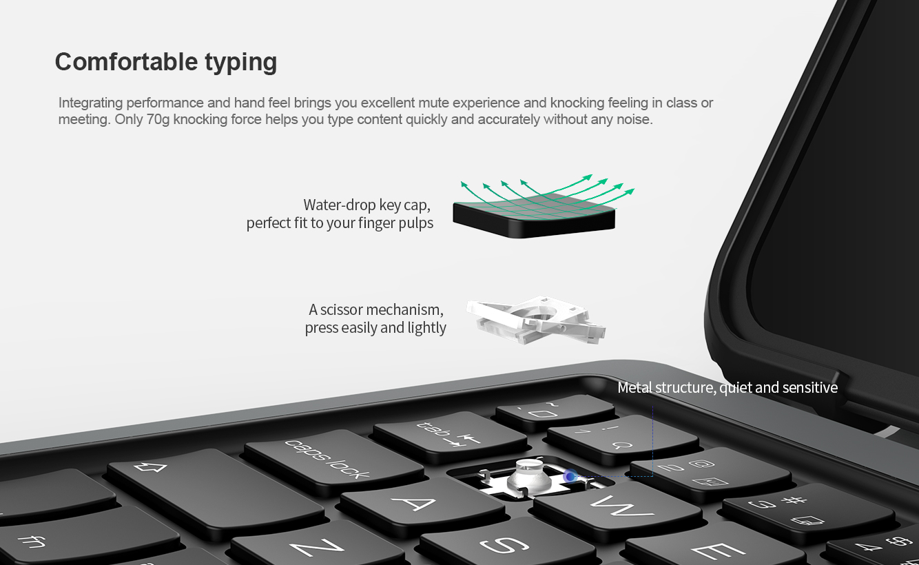 Nillkin Bumper Combo Keyboard Case for Apple iPad Air