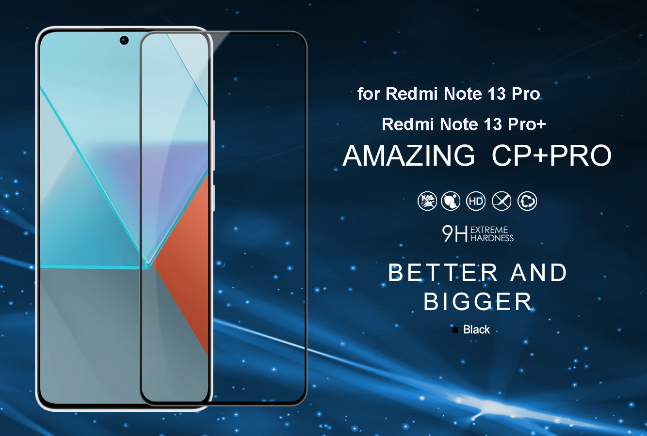 Xiaomi Redmi Note 13 Pro+ Tempered Glass 