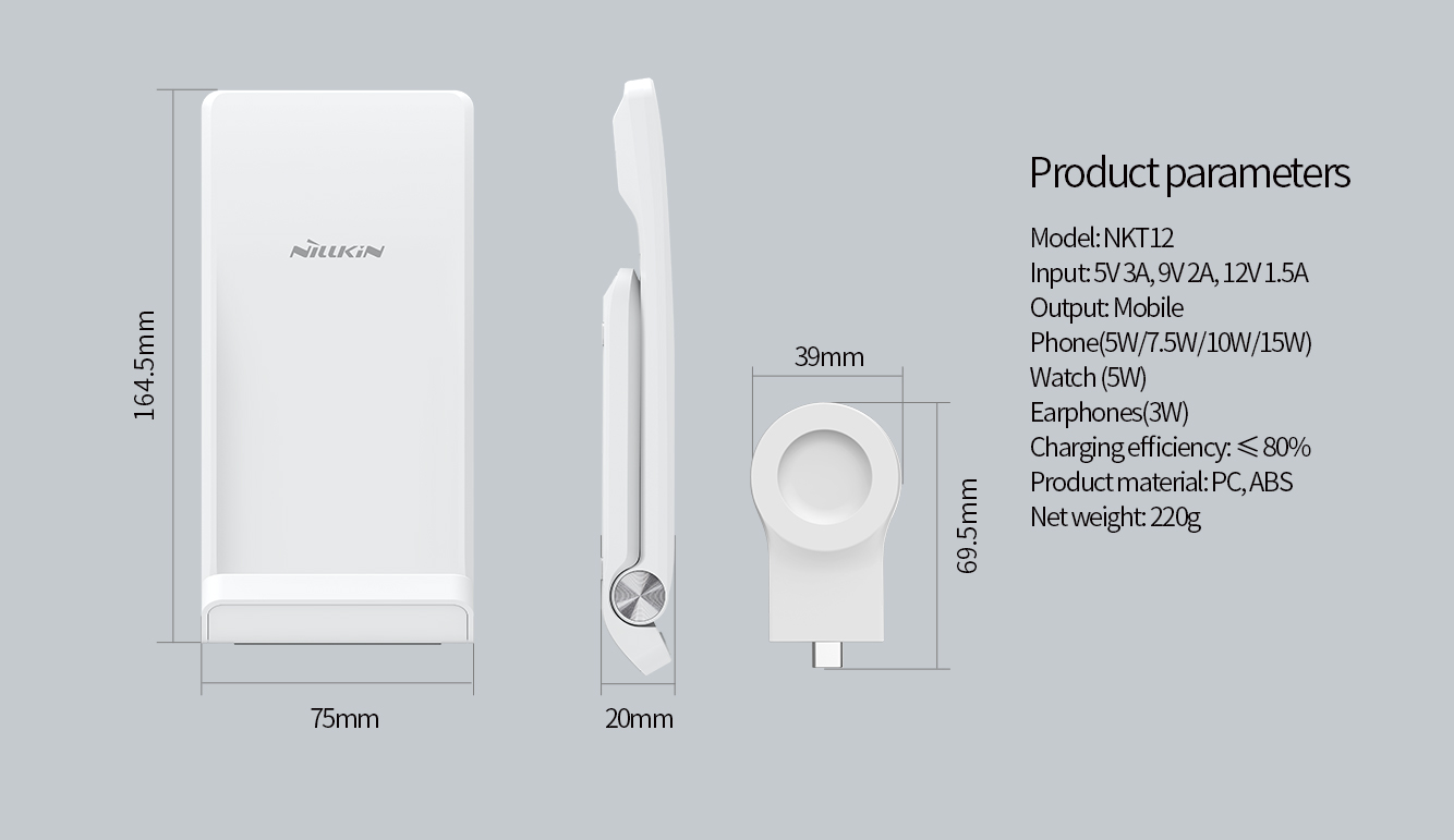 Nillkin PowerTrio 3-in-1 Wireless Charger