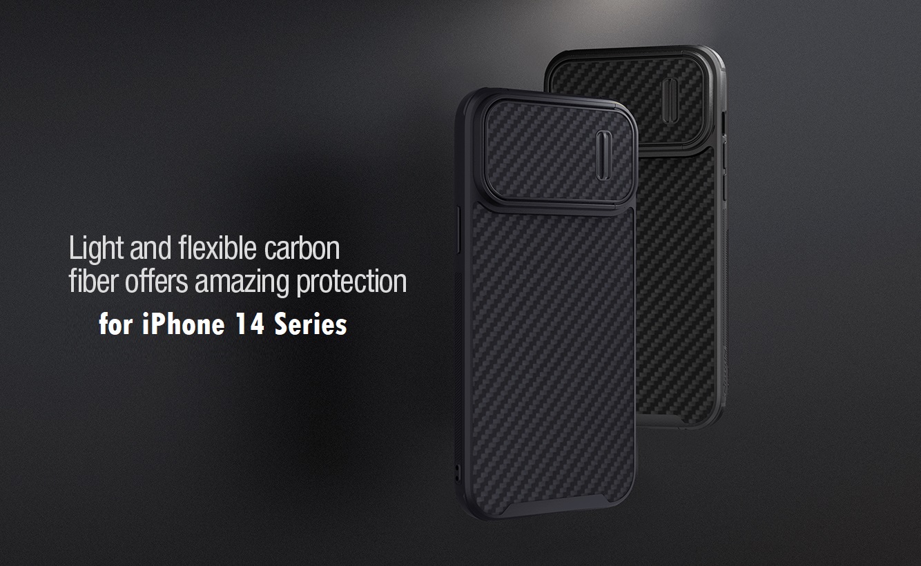 Nillkin Synthetic S Carbon Fiber Case for iPhone 14 Series