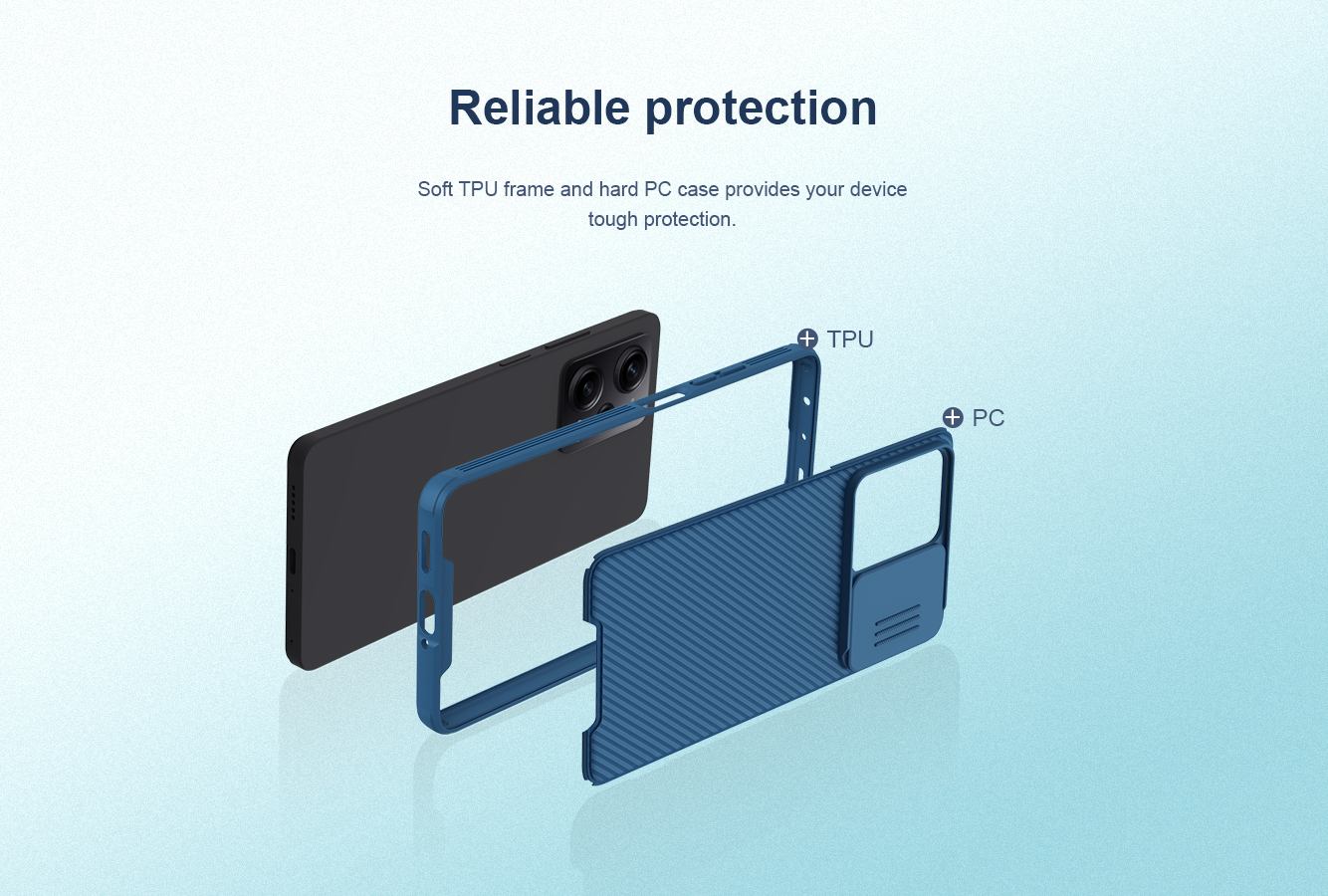 Xiaomi Redmi Note 12 Pro Plus Nillkin CamShield Pro Case