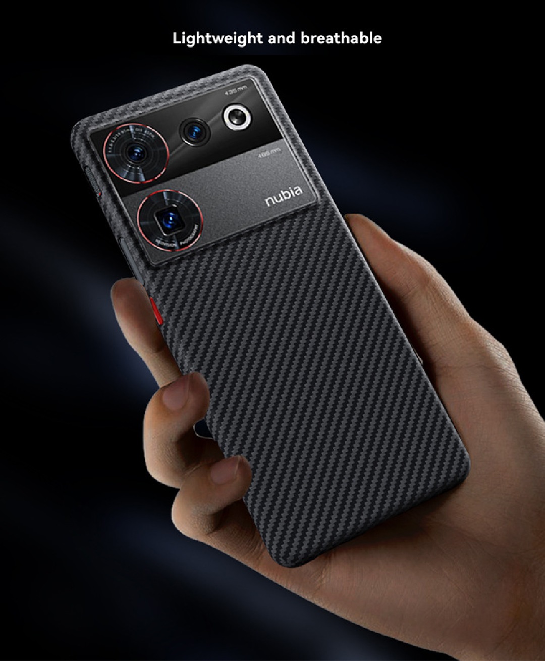 ZTE Nubia Z50 Ultra Carbon Fiber Bumper Ultra Thin Case