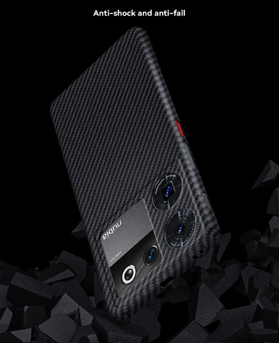 ZTE Nubia Z50 Ultra Carbon Fiber Bumper Ultra Thin Case