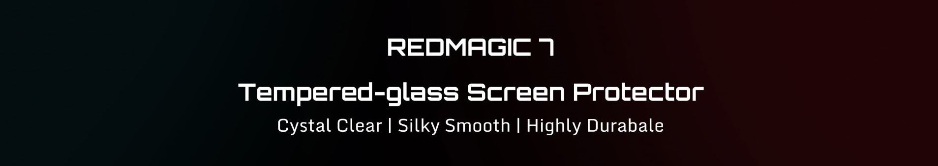 Red Magic 7 Tempered Glass Screen Protector