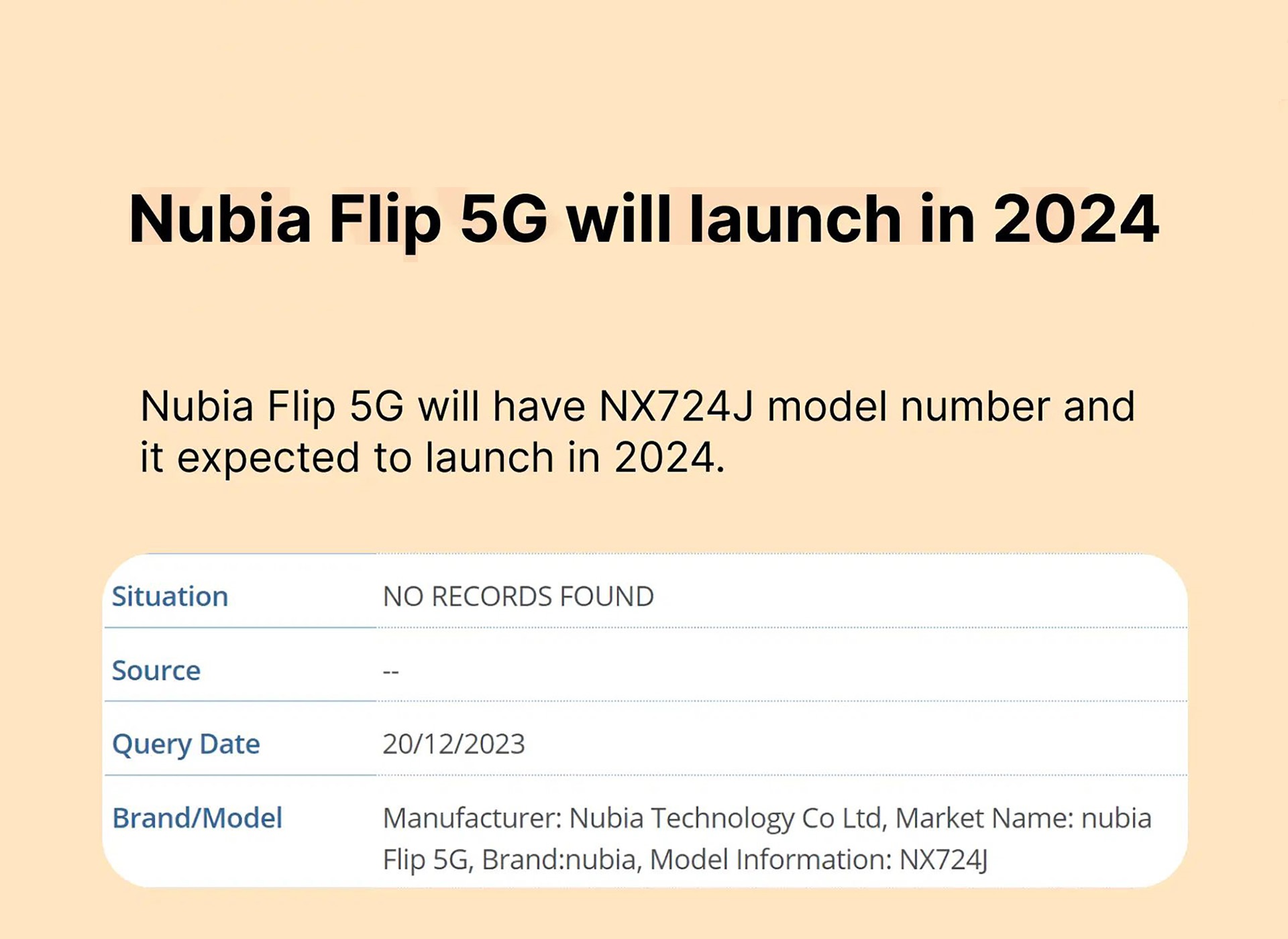Nubia Flip 5G Phone 