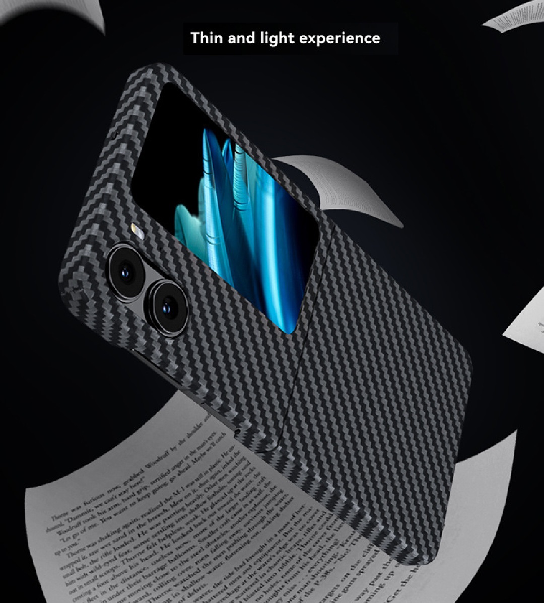 Aramid Carbon Fiber Case for OPPO Find N2 Flip