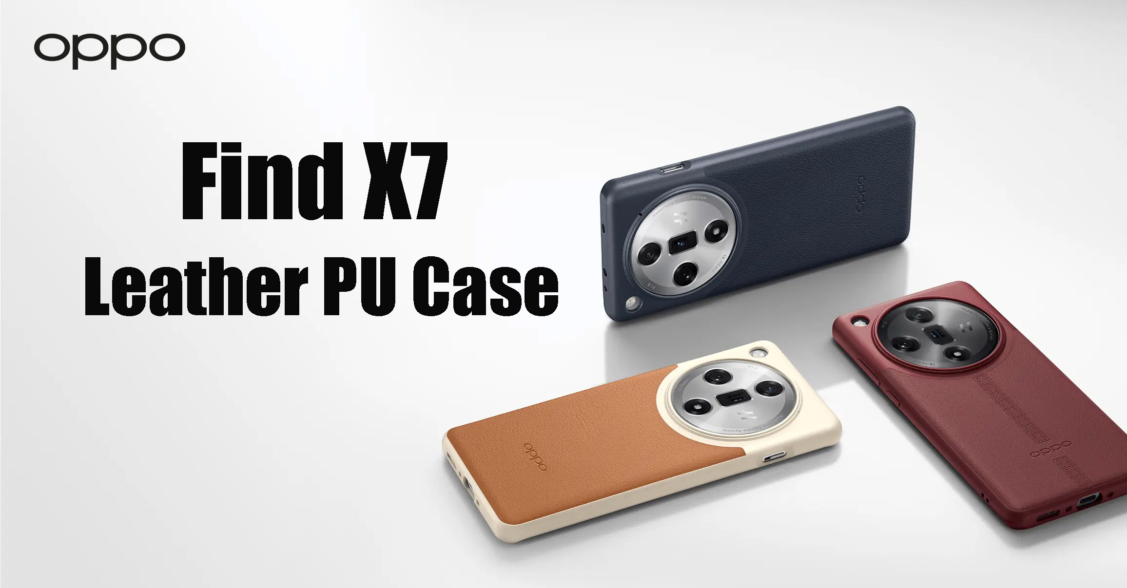 Official Original OPPO Find X7 Leather PU Case