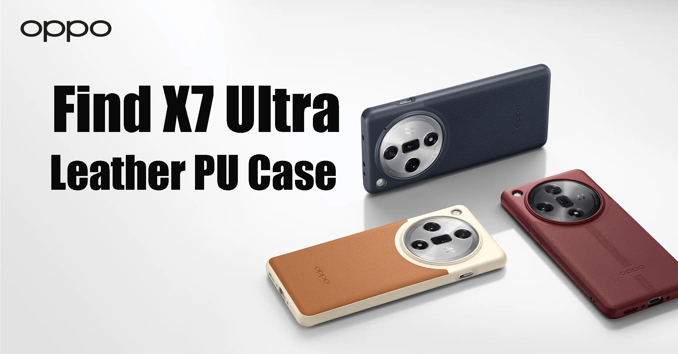 Official Original OPPO Find X7 Ultra Leather PU Case