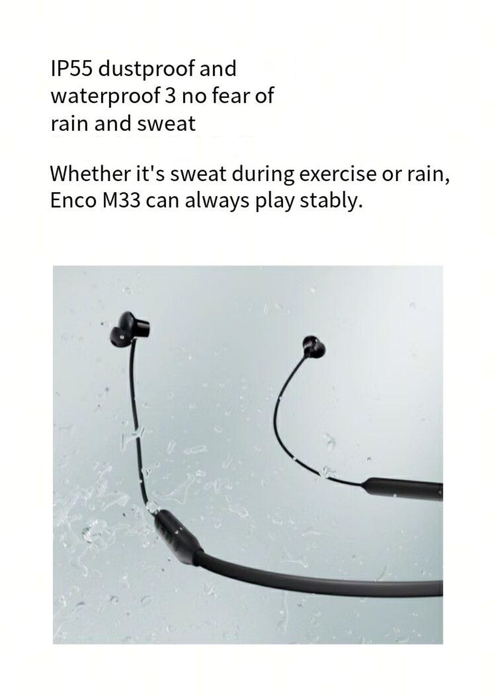 OPPO Enco M33 Neckband Bluetooth Earphones Sports Headset