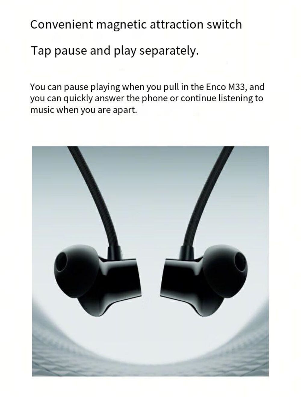 OPPO Enco-auriculares inalámbricos M33 con Bluetooth, cascos
