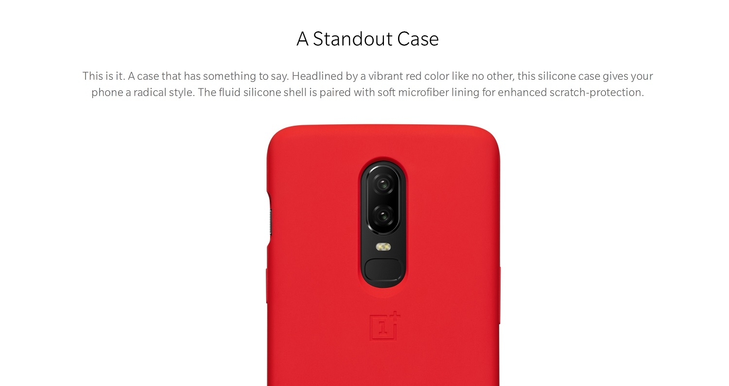 OnePlus 6 Silicone Protective Case