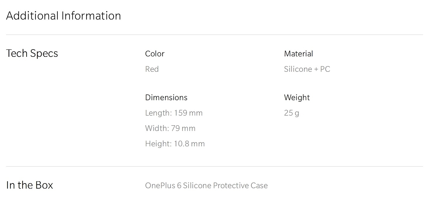 OnePlus 6 Silicone Protective Case