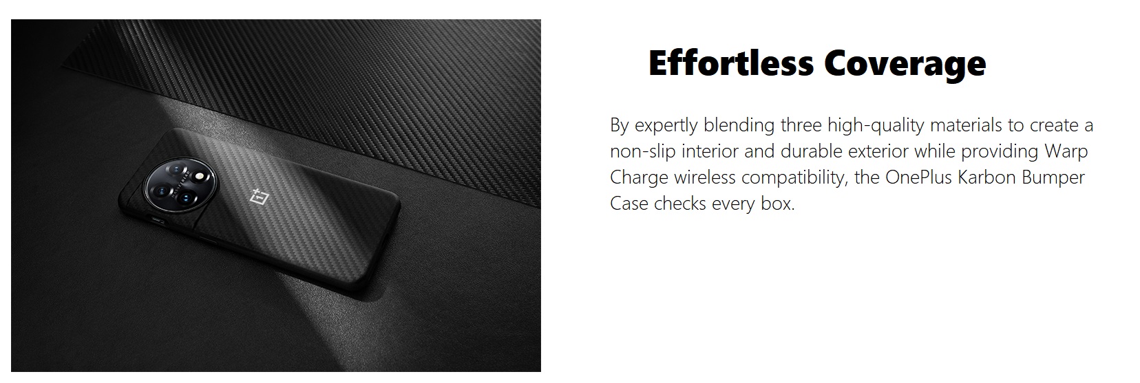 OnePlus 11 Karbon Bumper Case