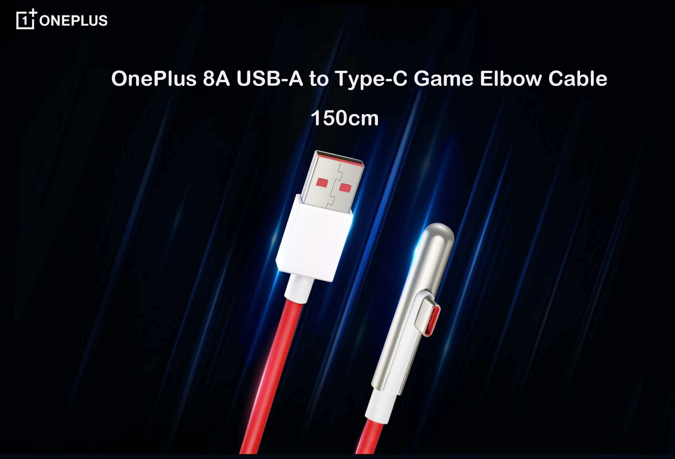 OnePlus 8A USB-A to Type-C Game Elbow Cable