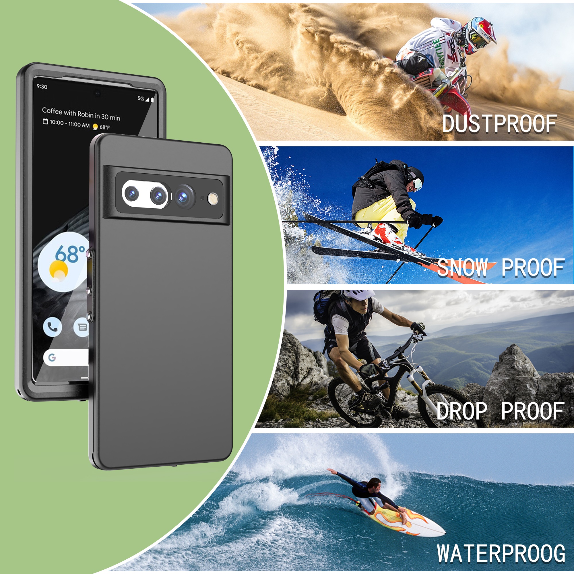 Google Pixel 7 Pro Waterproof Case