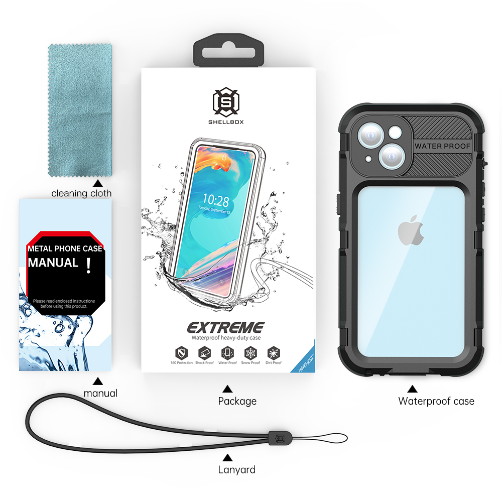 RedPepper IP68 Aluminum Waterproof Case for iPhone 13 Series