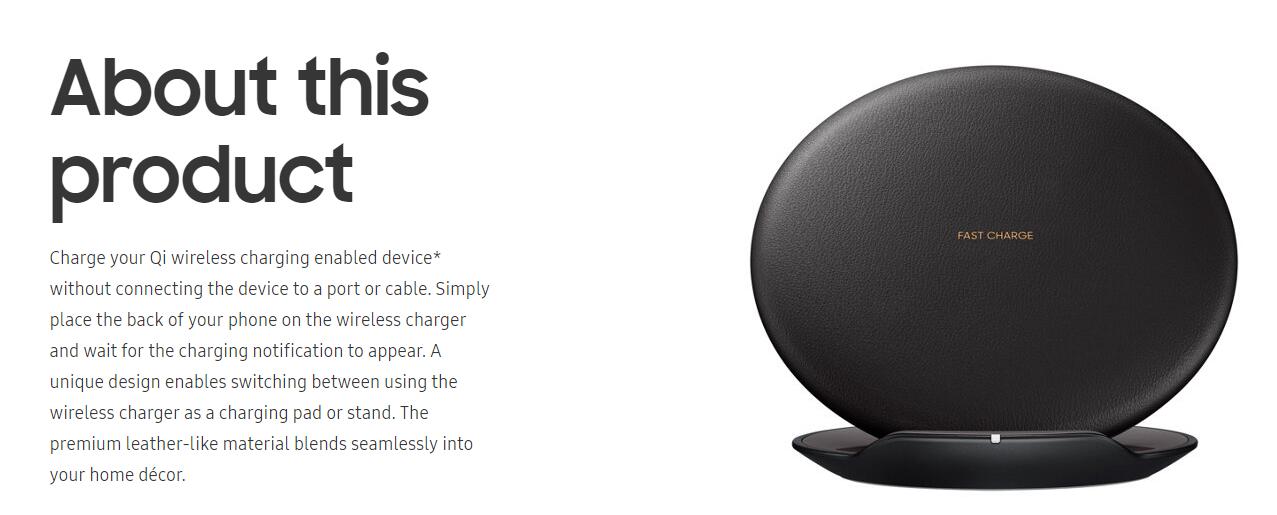 Samsung Fast Wireless Charger