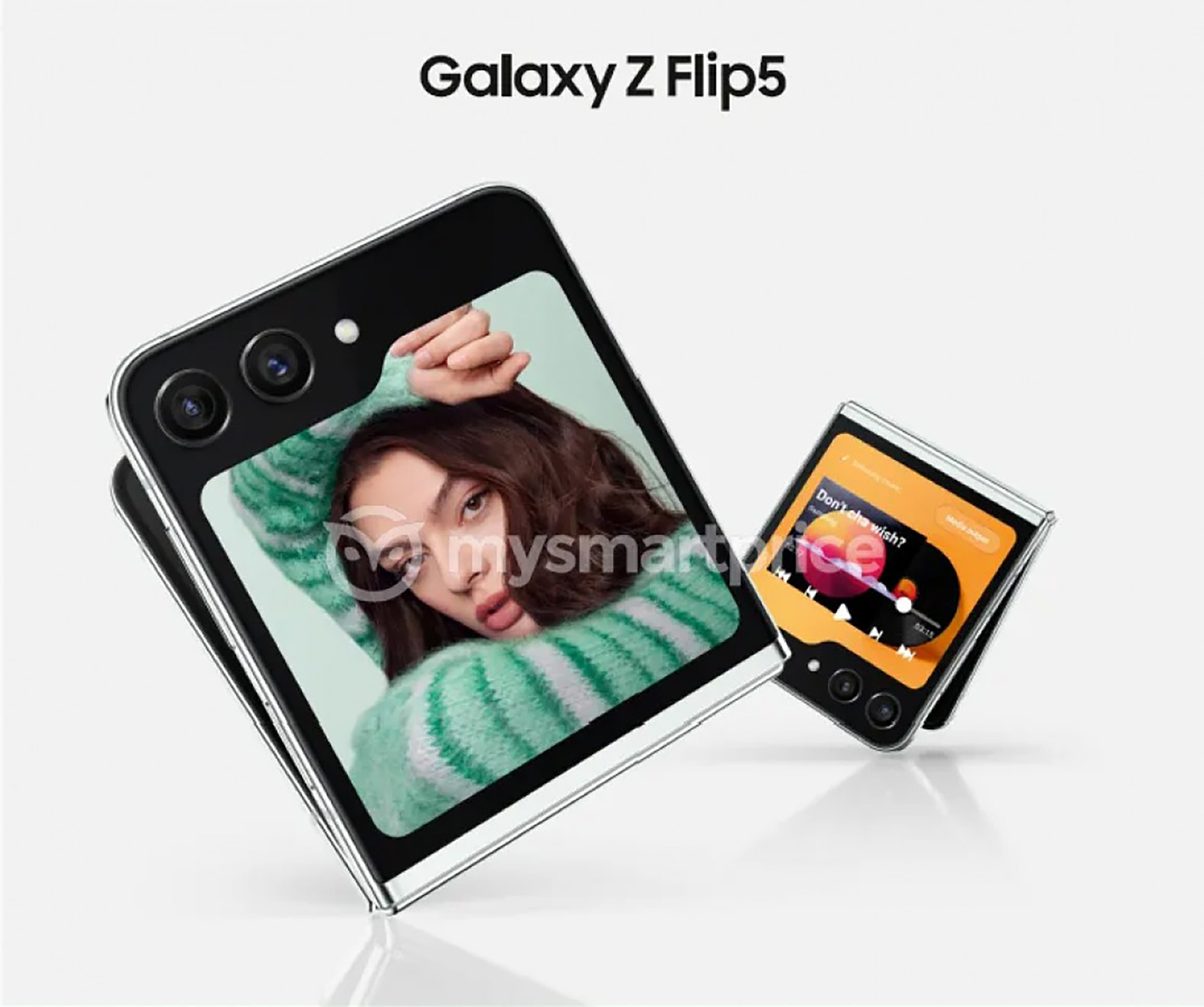 Galaxy Z Flip 3: new renders show the foldable phone with an updated rear  camera hump and secondary screen -  News