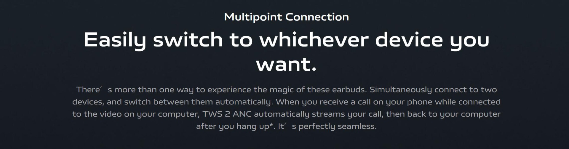 vivo TWS 2 ANC Wireless Earbuds