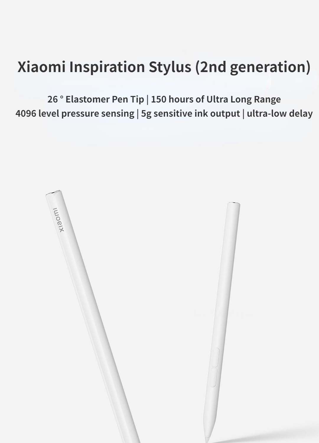 Xiaomi Pad 6 keyboard Case Stylus Pen 2nd Gen Low Latency Xiaomi Pad 6 Pro  Pen Draw Writing Screenshot 26° Nib Tablet Screen Touch Keyboard Case