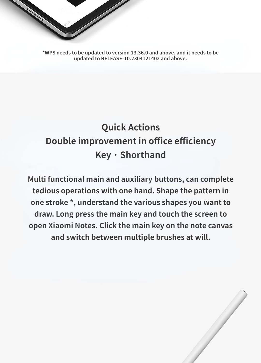 Buy Xiaomi Inspired Stylus Touch Pen 2nd Gen - Giztop