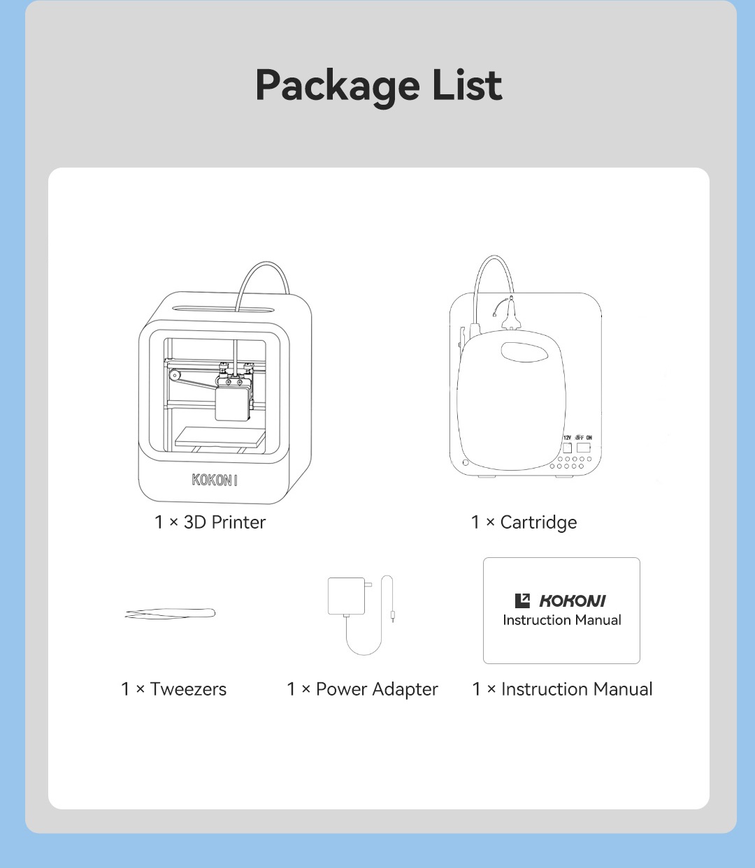 KOKONI Multifunctional 3D Printer