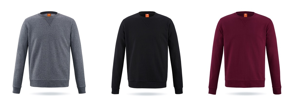  Mi Men's Classic Round Collar Fleece