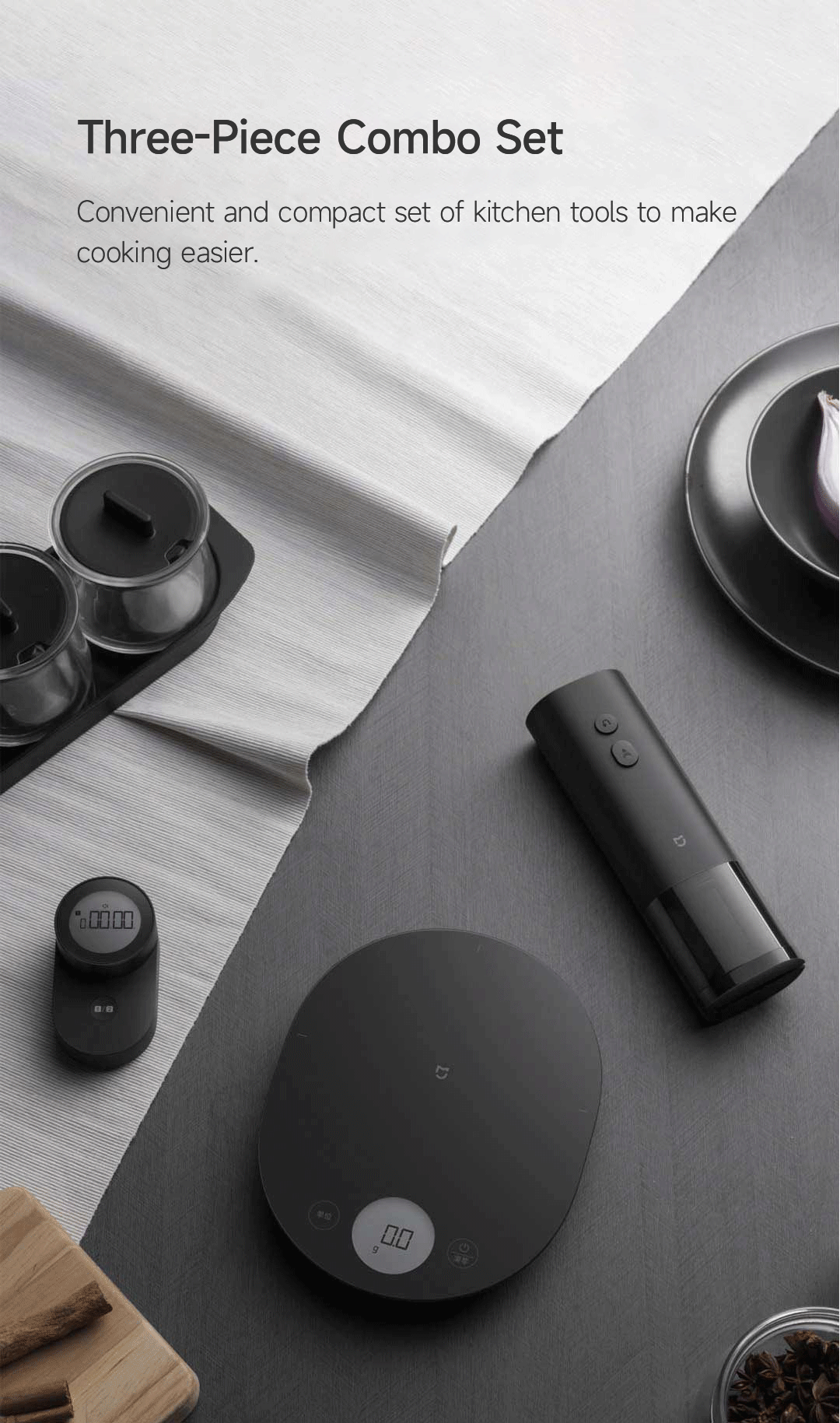 Xiaomi Mijia 3 in 1 Kitchen Tool Set