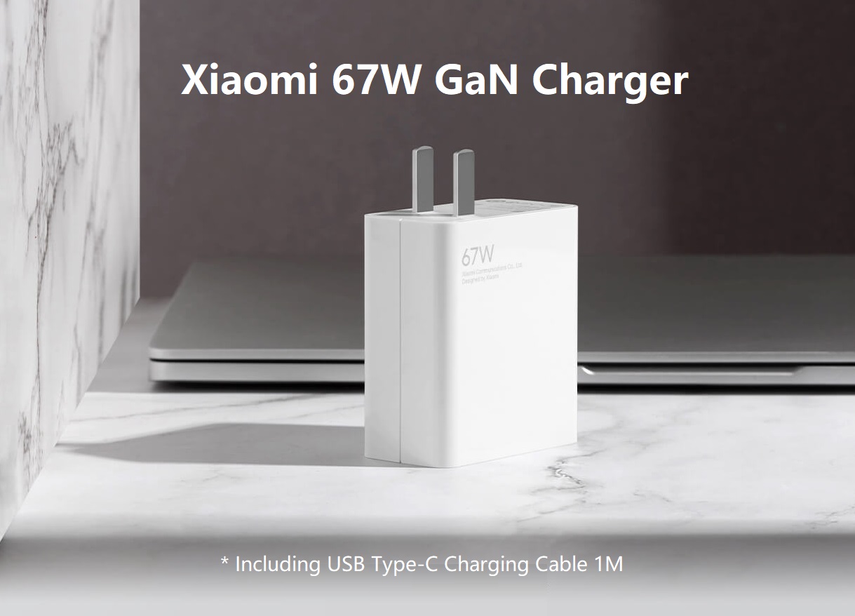Xiaomi Mi GaN 67W Charger (Includes a 1m Type-C Cable) 1