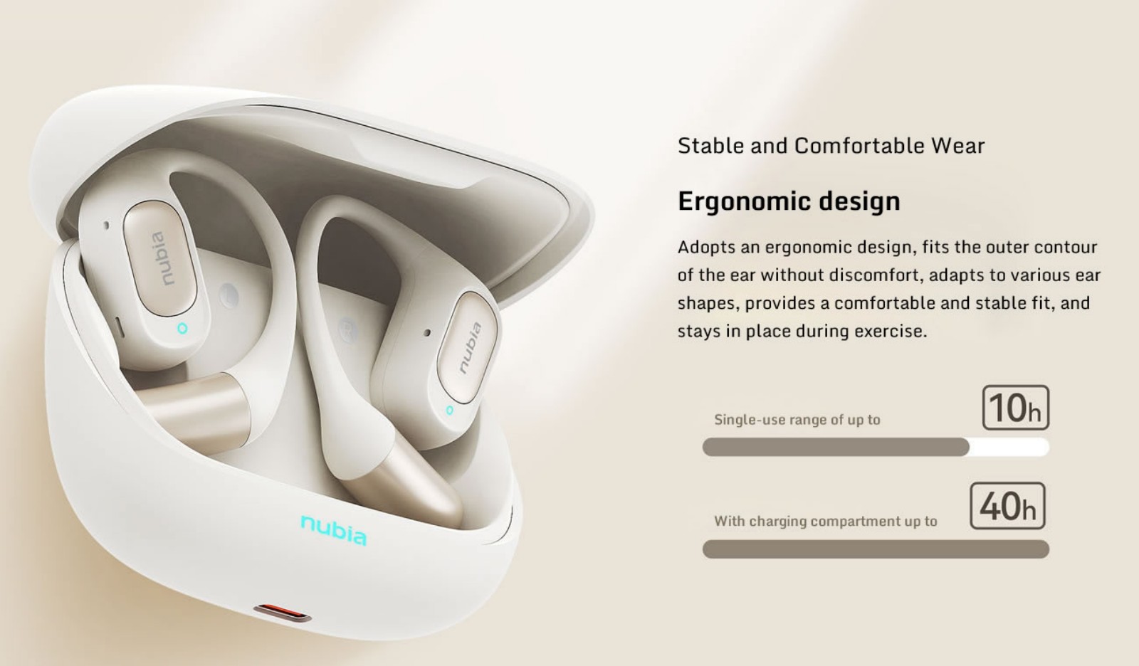 Nubia LiveClip Supra-Aural Earbuds